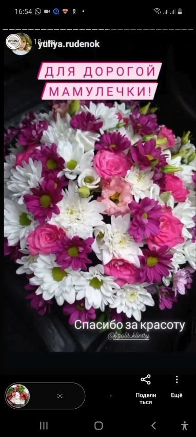 Благодарность за быструю доставку цветов | Fizalis.by